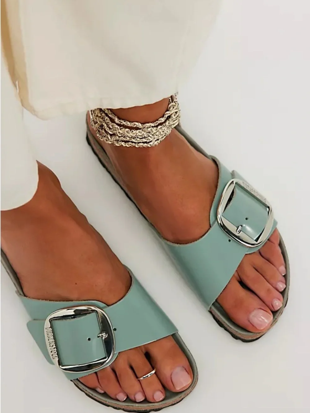 Birkenstock Madrid Big uBuckle High Shine Sandals